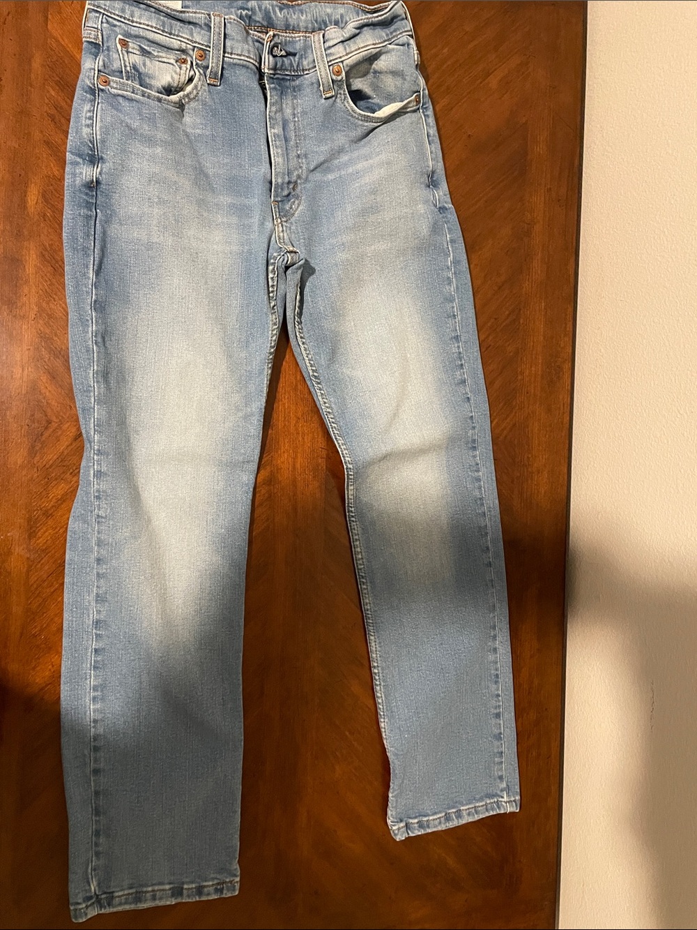 Levi's Light Blue 514 Straight Jeans